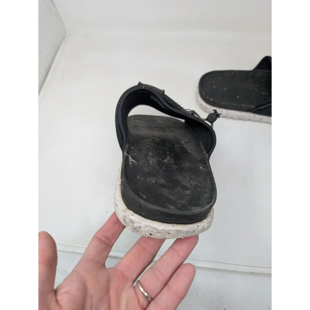Nike Asuna Men's Size 14 Crater Slides Black Green Sandal DJ4629-002‎